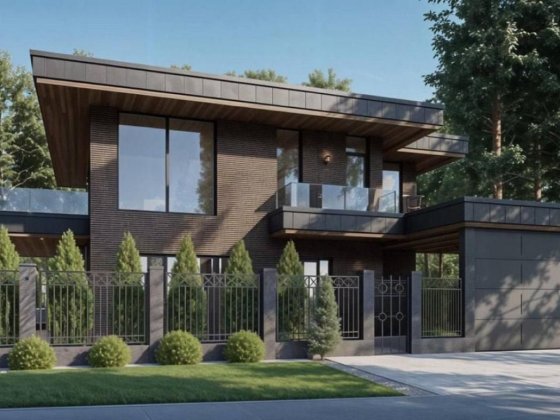 Будинок Hi-Tech. КМ Нова Ходосівка. Серед лісу Ходосовка