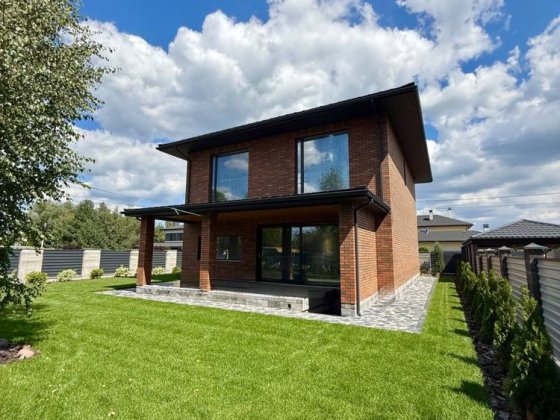 Новий будинок 160 м², 8 соток, ландшафт, газ, автонавіс Гореничі