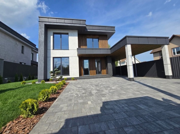 Будинок Хайтек 240 м2 з газом 10 соток с. Ходосівка 3 км Мануфактура - фото 1