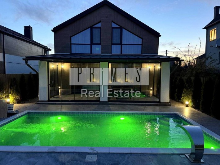 Продаж 3к будинку з ремонтом, басейн, вул. Освіти, смт. Глеваха - фото 1