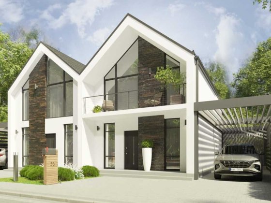 Продаж дуплексу Una площею 87 кв. м здача 2025 рік КМ "Gardd House" Рожни