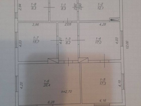 Продам незавершене будівництво. Млинов