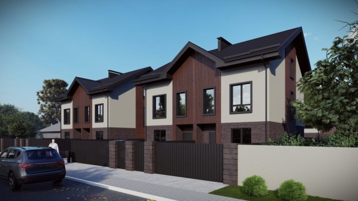 Сучасний дуплекс у котеджному містечку, Ірпінь - фото 1