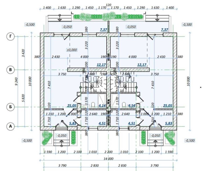 Продаж Будинків/Дуплексів 115 м2 з комунікаціями на розтермінування!!! - фото 1
