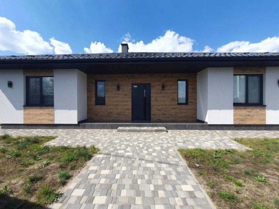 Одноповерховий БУДИНОК у Бучі. Максимальна чистова. ГОТОВ Буча