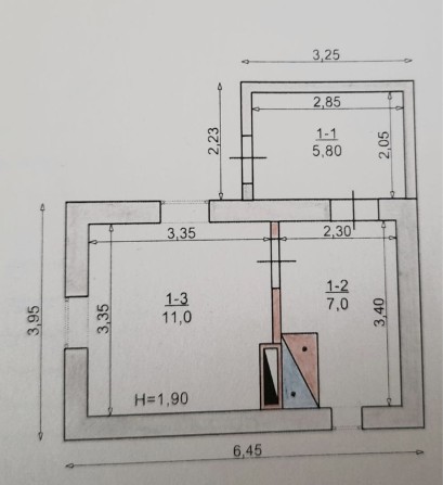 Продам небольшой дом Гданцевка газ,свет,вода  с удобствами - фото 1