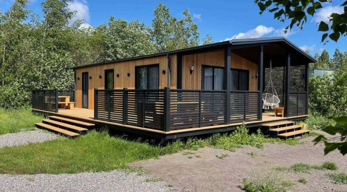 ЕКО будинок Дерев'яний модульний будинок 54м2 - фото 1