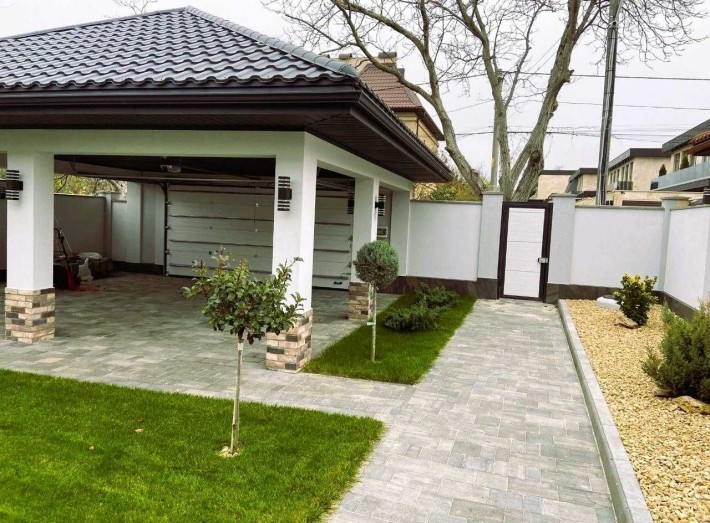 2х этаж. дом, 5,3 сотки,  Ремонт, газовый котел, Море 16ст Фонтана - фото 1