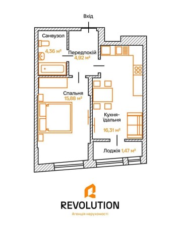 Без%, найкраща ціна. Продаж 1к. квартири без ремонту, ЖК "Svitlo Park" - фото 1