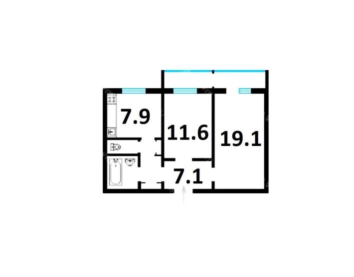 Продаж 2-к. квартири ремонт, Троєщина пр. Червоної Калини Маяковського - фото 1
