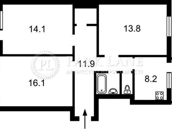 Продаж 3х кім квартири 70кв.м. Івасюка 25 метро Мінська Київ