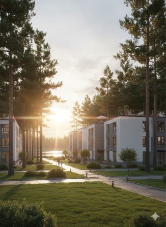 ЕКО-ЗОНА Лісова: 1-кімн. Біля Соснового Лісу та Озера - фото 1