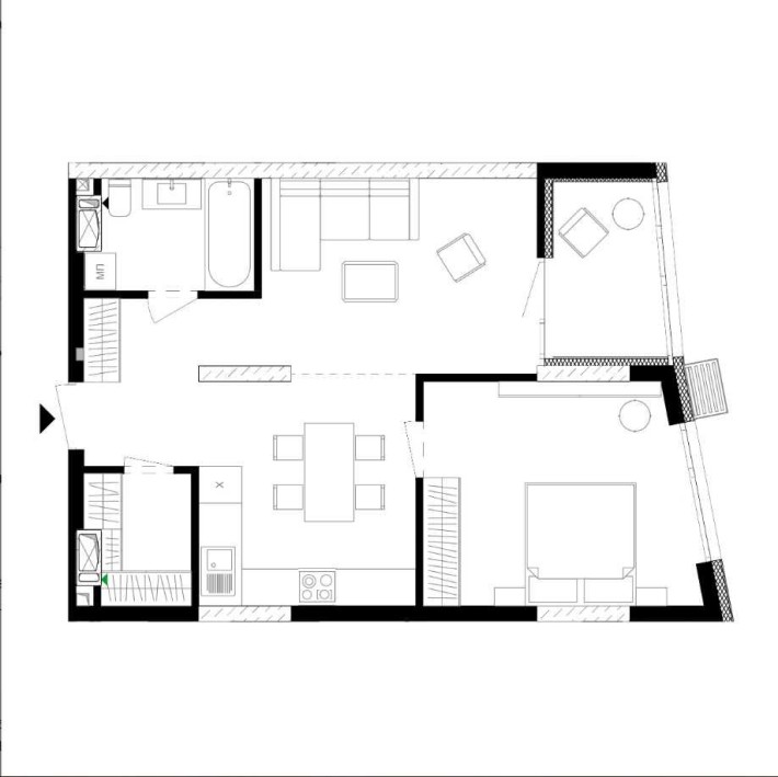 Без %Продаж 1к квартири ЖК Русанівська Гавань Видова 54 кв.м - фото 1