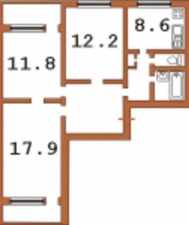 Продаю 3к квартиру Троещина Драйзера 14/33 - фото 1