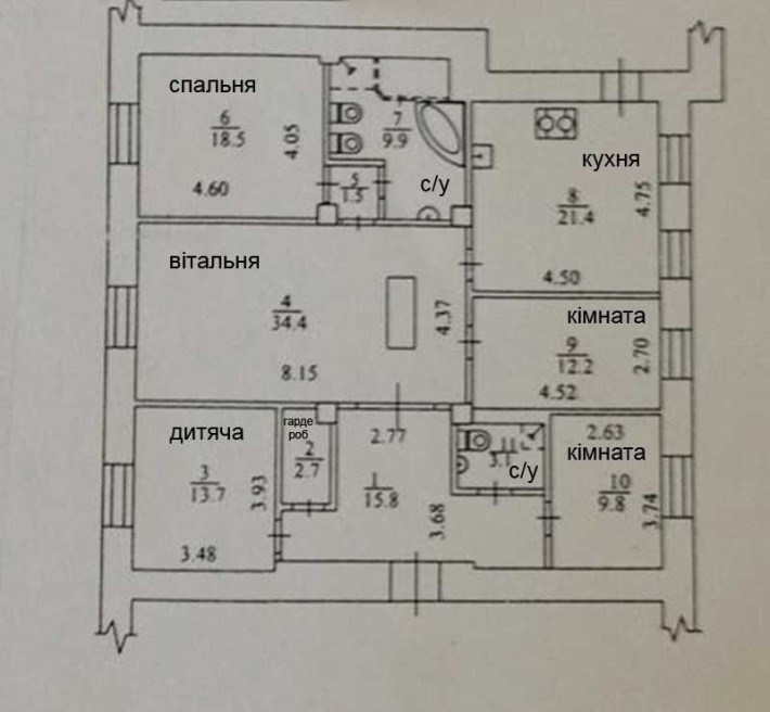 Без %. Продаж 5к. кв. по вул. Микільсько-Ботанічна 14, м. Університет - фото 1