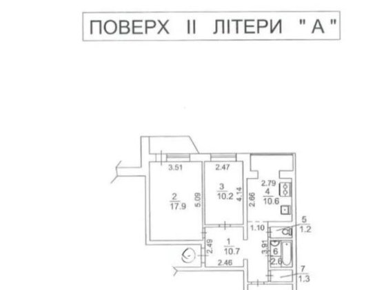 Продаж квартиры на Троєщині 3х кімнатна під ремонт Киев