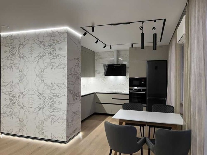 3к квартира з ремонтом 93м2 в ЖК Seven Севен Осокорки Славутич Позняки - фото 1