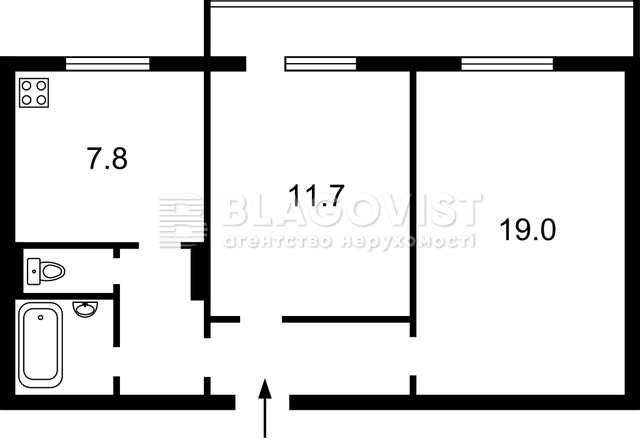 2-кімн. квартира, Оболонь, гарний стан - фото 1