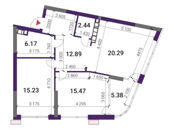 Продаж Видової двокімнатної квартири ЖК Great Грейт 80м2 2С2 Осокорки Київ