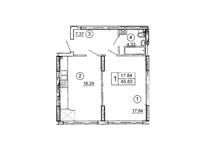 Максимовича 32 ЖК "LIКO-GRAD Perfect Town "  Продаж 1к квартири - фото 1