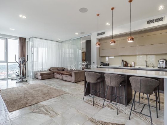 Продаж квартири Київ 3к 120м2 ЖК Новопечерські Липки Генератор Укриття Киев