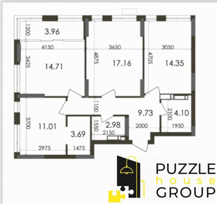 Продаж 3к квартира 81,69м2 ЖК Star City - фото 1