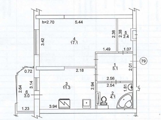 Однокімнатна квартира, вул. Є. Чавдар,7 Київ