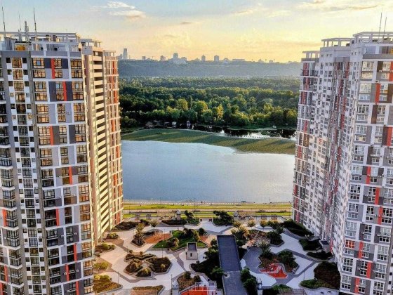 ЖК Русанівська гавань 50 кв Панорамний вид на Дніпро  Без % Київ