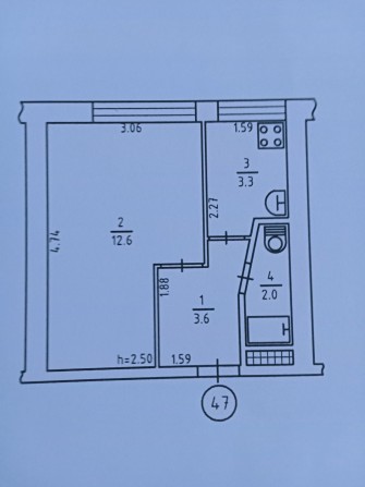 Продам 1-к квартиру. Пр-т лісовий. ( М Лісова) - фото 1