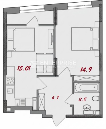 Без%! Продаж 1к. квартири, ЖК Світло парк, Столичне шосе, Голосієво - фото 1