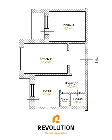 Стильна 2-кімнатна Хорольська 3 БЕЗ % м. Чернігівська 10 хв їзди - фото 1