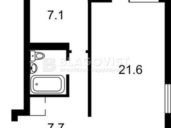 1 кімнатна квартира на Шептицького\Луначаського, метро Лівобережна Киев