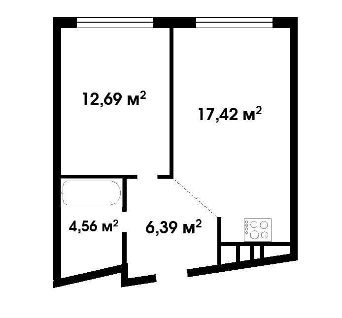Продаж 1-кім квартири 42 м² 1R5 ЖК Great, Грейт Позняки, Осокорки - фото 1