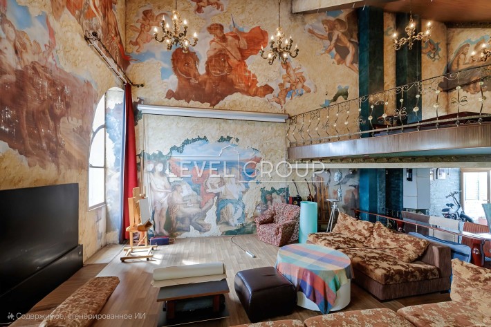 Унікальна дворівнева студія  у стилі арт-деко - фото 1