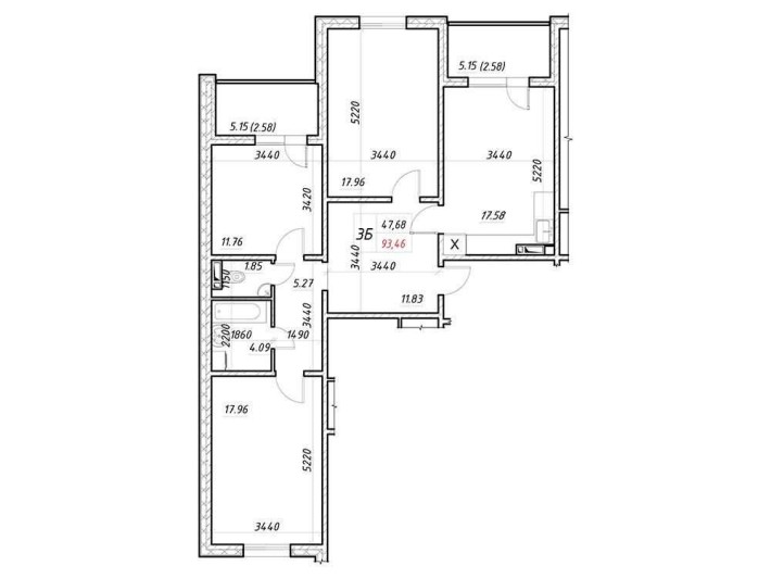 Продаж 3х кімнатної квартири  вулиця. Героїв Енергетиків 43 - фото 1