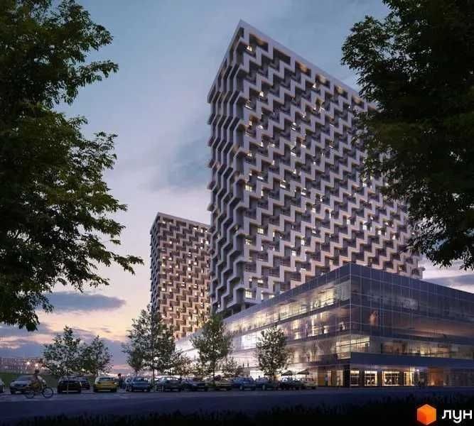 1 к. квартира ЖК Бостон, пр-т С.Бендери 14-Б, м. Почайна, 43.52 кв.м - фото 1