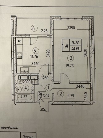 ЖК Навігатор 2.вул.Кульженко 21 Буд.3. 47 кв/м 1 к/кв Без комісіі - фото 1