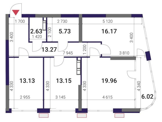 Видова 3к квартира з панорамною лоджією у ЖК Great Киев
