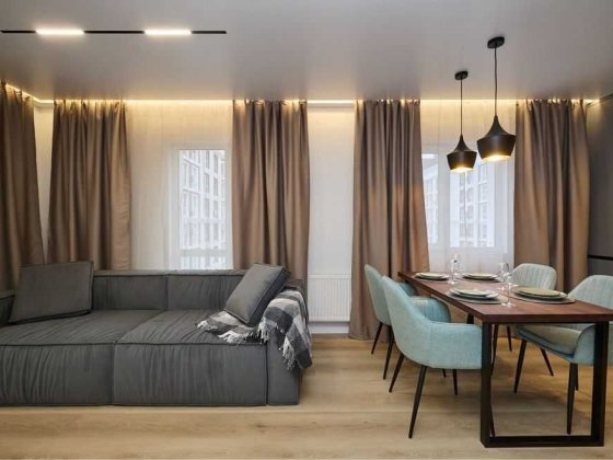 Дизайнерська 1-к квартира ЖК Нова Англія Новая Англия Киев