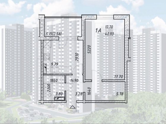 Продам 1к.квартиру Троєщина Електротехнічна 43 Київ