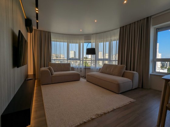 ПРОСТОРА! Продаж 3к квартири у ЖК White Lines 70 м2 м Голосіївська 1хв Киев