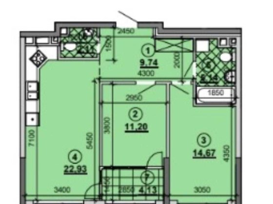 Продаж видової 2 кімнатної квартири ЖК Great Київ