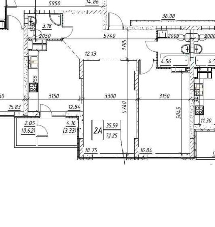 2к квартира по пер Балтійський, 3а ЖК Навігатор - фото 1