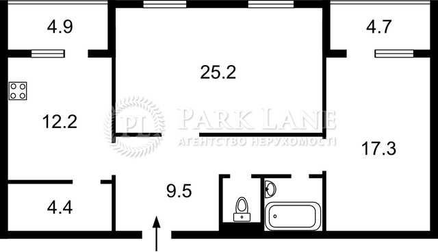 Продам велику 2к квартиру 87м з ремонтом Позняки Гмирі Дарницький - фото 1
