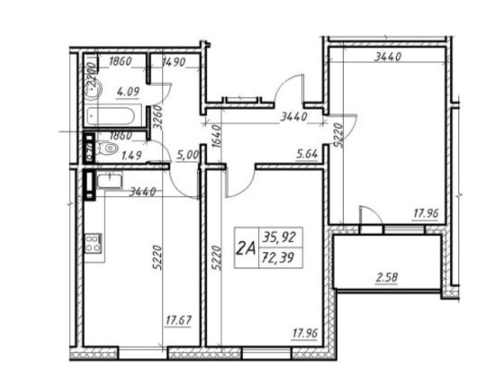 ЖК Навігатор 2! Коноплянська 22. 73м². 77600$! Без комісії! Київ