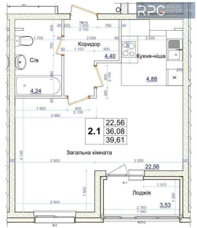БЕЗ комісії Квартира 40м ЖК Одеський бульвар Метро Іподром Теремки - фото 1