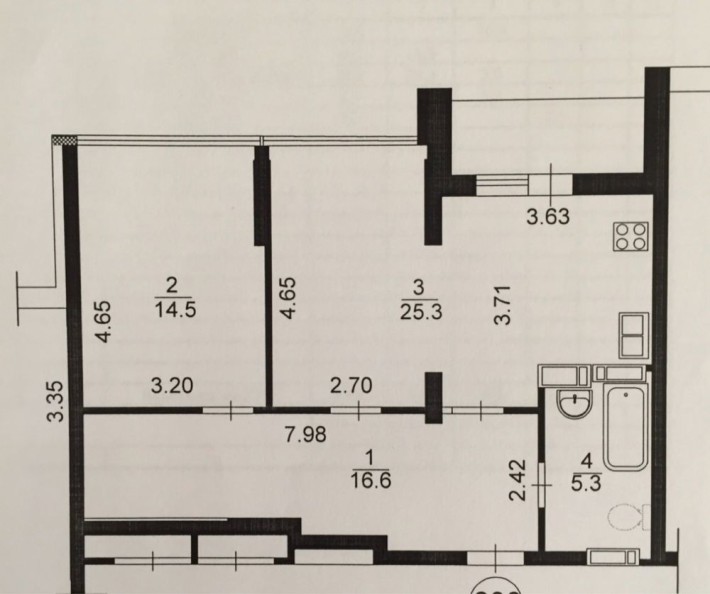 Продам квартиру ЖК Каховський - фото 1