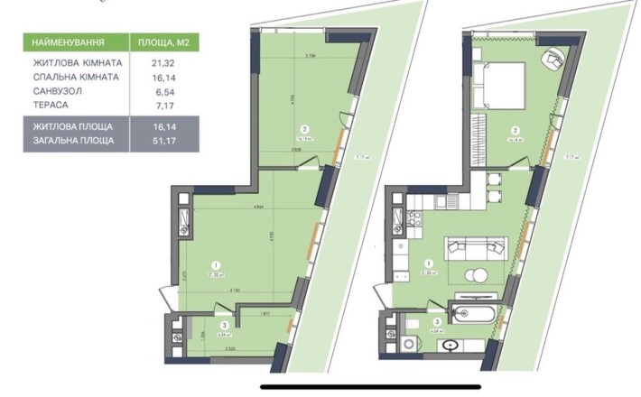 Эксклюзивна 1-на квартира в панорамі с терасою ЖК Метрополіс - фото 1