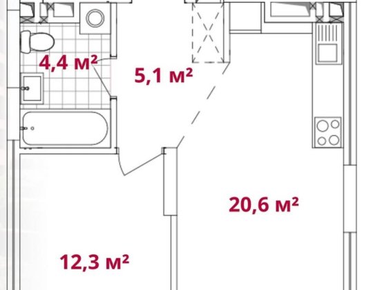 Однокімнатна квартира Київ