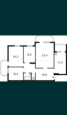 Продам  4х комнатную квартиру, под ремонт, ул. Азербайджанская - фото 1
